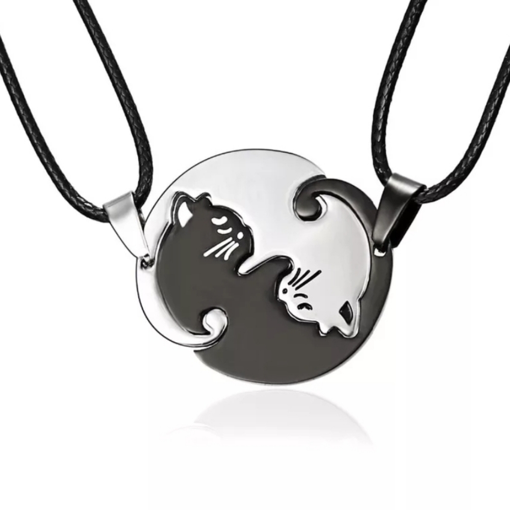 COUPLES CAT Necklaces Cat Couples Necklaces Choker